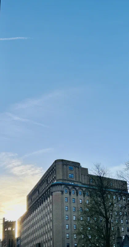 Waiting for my bus.